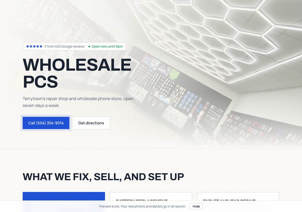 Wholesale PCS phone repair website
